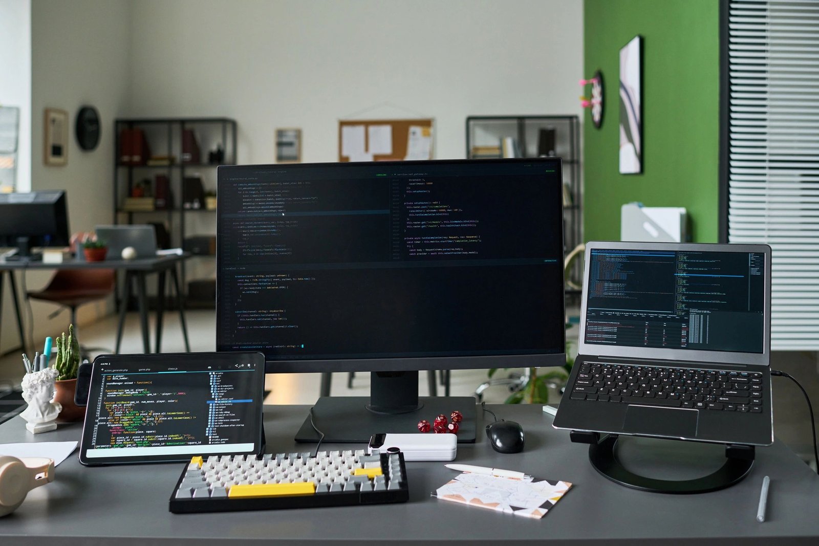 Software automation workspace with code